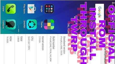 Lenovo vibe p1m install official ROM in twrp