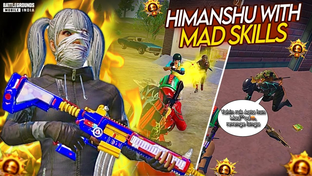iG Himanshu Mad Skills in Action❤️‍🔥 Himanshu vs PRO Enemy’s 1v4 Fights and clutches | BGMI