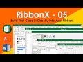 RibbonX 05 - Dynamic ComboBox, DropDown Control for Excel CustomUI