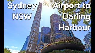 1 | #Sydney #Australia #Kingsford airport to Downtown drive walk around #Tumbalong #Darling #Harbour