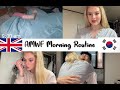 [AMWF]Couple Morning Routine In Korea | Korean + British | International Couple