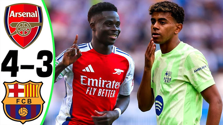 Arsenal vs Barcelona 4-3 - All Goals and Highlights - 2024 🔥 YAMAL
