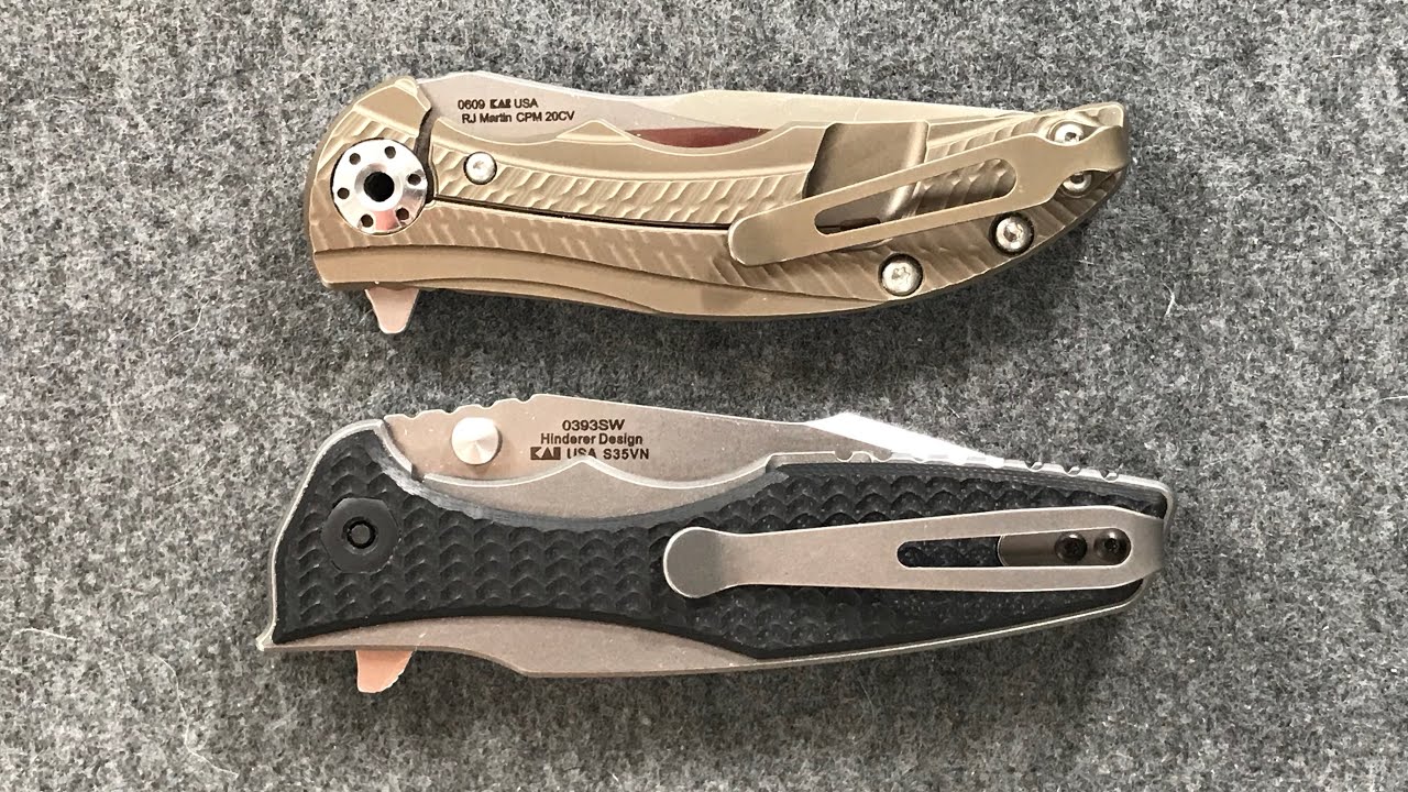 MXG Gear Pocket Clips for 2018 Zero Tolerance Knives YouTube