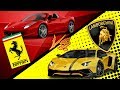 FERRARI vs LAMBORGHINI  - Mercado SUPERDEPORTIVOS (DUELO de EMPRESAS)