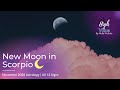 New Moon in Scorpio - All Signs + Affirmations for Divine Manifestation 🌙