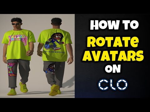 Clo3d Tutorials: How to ROTATE AVATAR on Clo3d