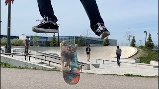 16 Seconds of Flat Ground Skateboarding Tricks