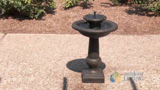 Smart Solar Chatsworth 2-Tier Solar-on Demand Fountain