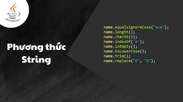 Phương thức của String trong Java 💬