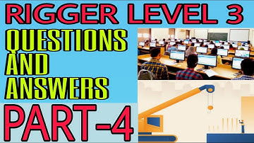 Saudi Aramco rigger level 3 exam, Rigger interview questions and answers, Rigger 3 Q & A notes,