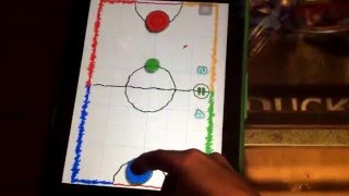 Glow air hockey championship screenshot 3
