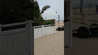 La plage de blankenberg, Belgique