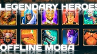 LEGENDARY HEROES MOBA | OFFLINE MOBA ANDROID GAMEPLAY screenshot 5