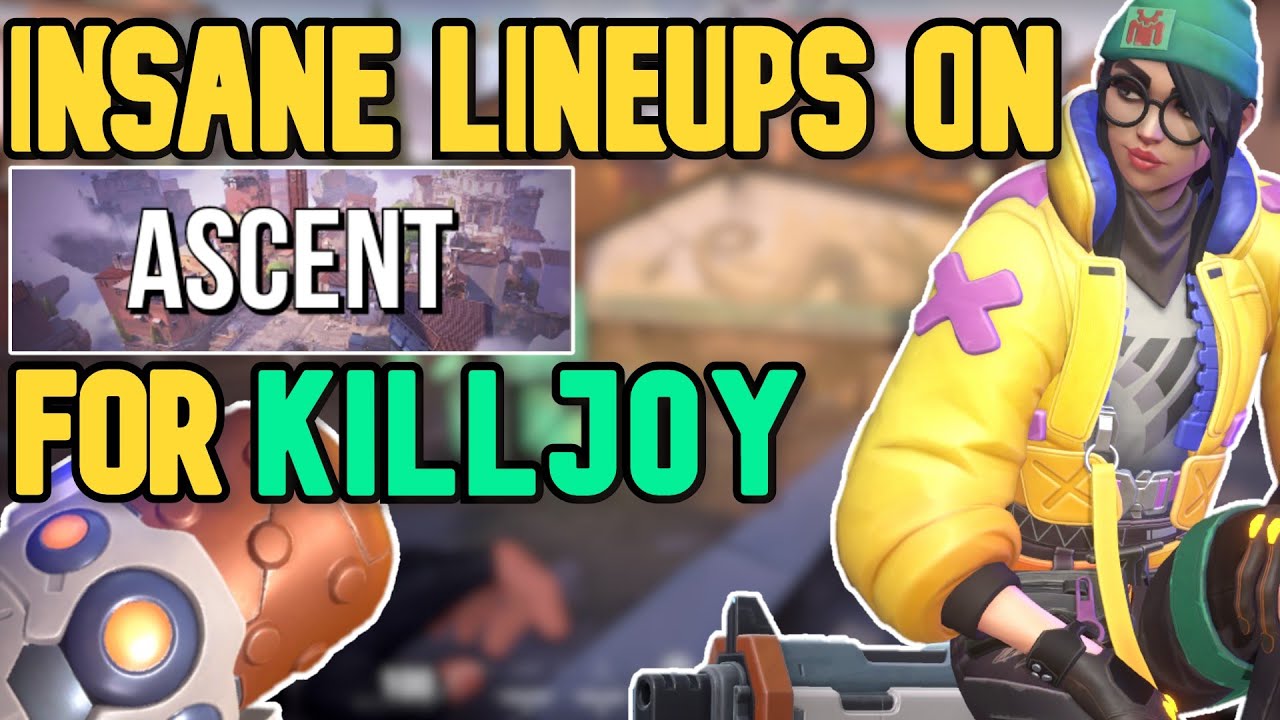 Killjoy - BEST NEW Turret/Nanoswarm Grenade Lineups on Ascent!