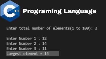 find largest element of an array in c++ program #shorts #cplusplusprogram #aapnucoding