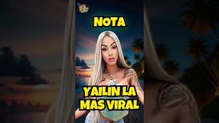 NOTA - Yailin La Más Viral Letras / Lyrics #shorts