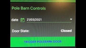 Garage Door on node red RPi
