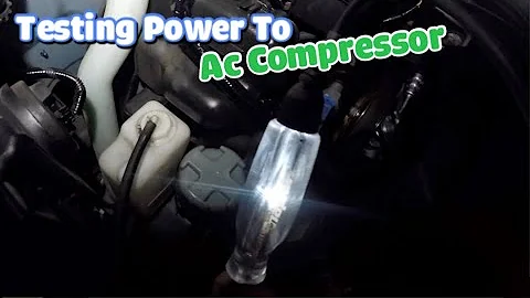 How to test power to AC compressor