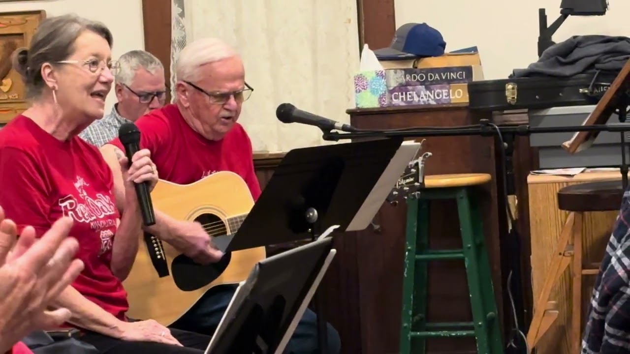 Valentine music jammin’ @ Red Oak ll, Salem Country Church! 