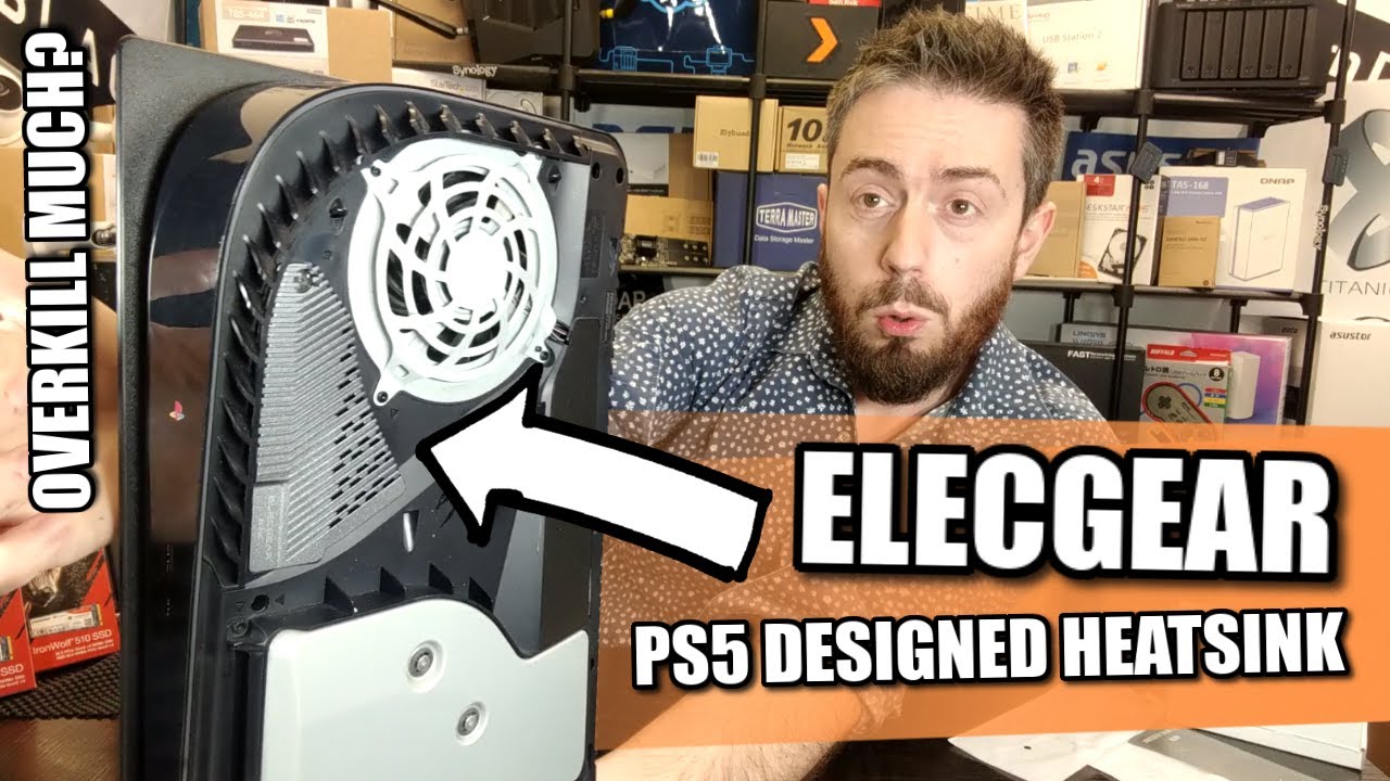 ElecGear PS5 NVMe SSD Dissipateur de Chaleur, EL-P5C Caloduc +