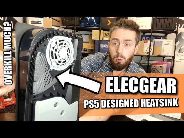 ElecGear PS5 NVMe SSD Disipador de Calor, EL-P5C Heat Pipe + Radiador de  Aluminio Sistema Refrigeración Heatsink para PlayStation 5 PCIe M.2 NVMe