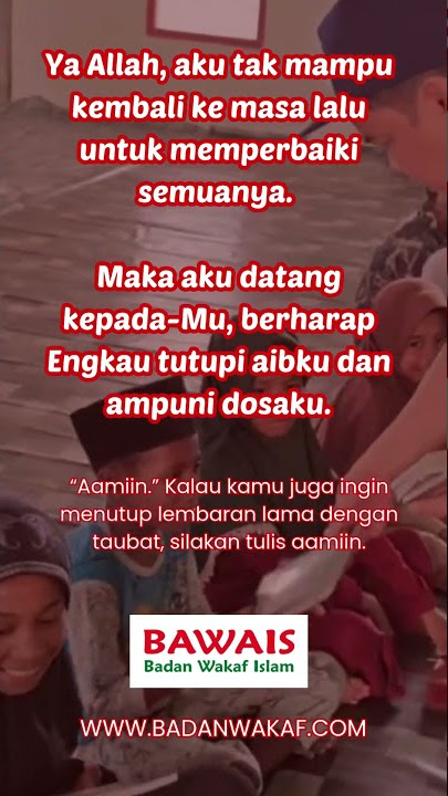 Ya Allah Aku Berharap Engkau Tutupi Aibku dan Ampuni Dosaku
