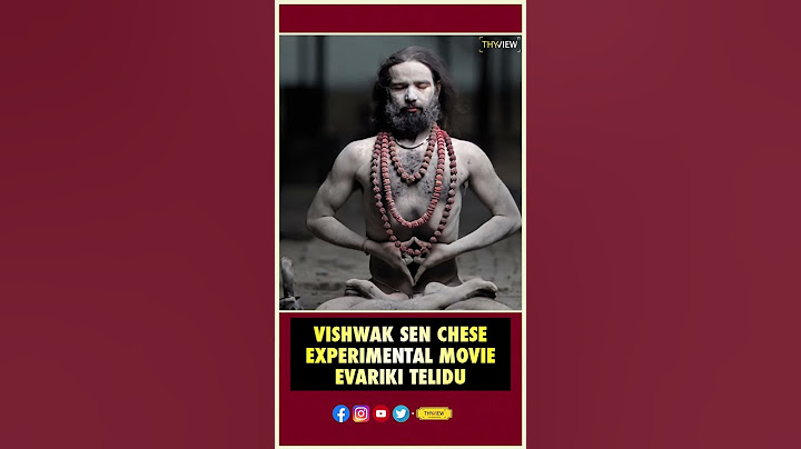 Vishwak Sen Gaami Movie Theme Is Interesting | Vishwak Sen | Vidyadhar Kagita | THYVIEW