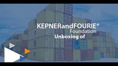 Unboxing KEPNERandFOURIE® Foundation
