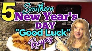 5 Amazing NEW YEAR'S DAY Dinner RECIPES You DON'T Want To MISS! | NEW YEAR'S DAY GOOD LUCK Recipes