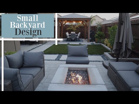 SMALL BACKYARD DESIGN IDEAS/ BACKYARD AND GARDEN TOUR