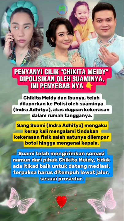Penyanyi Cilik Chikita Meidy Dipolisikan Oleh Suaminya, Tak Disangka Ini Penyebabnya ⁉️