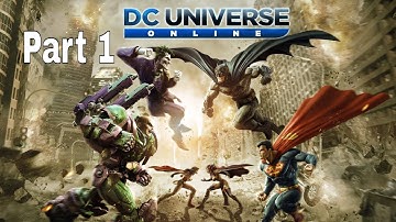 DC Universe Online 2018 Gameplay Walkthrough Part 1- Character Creation!