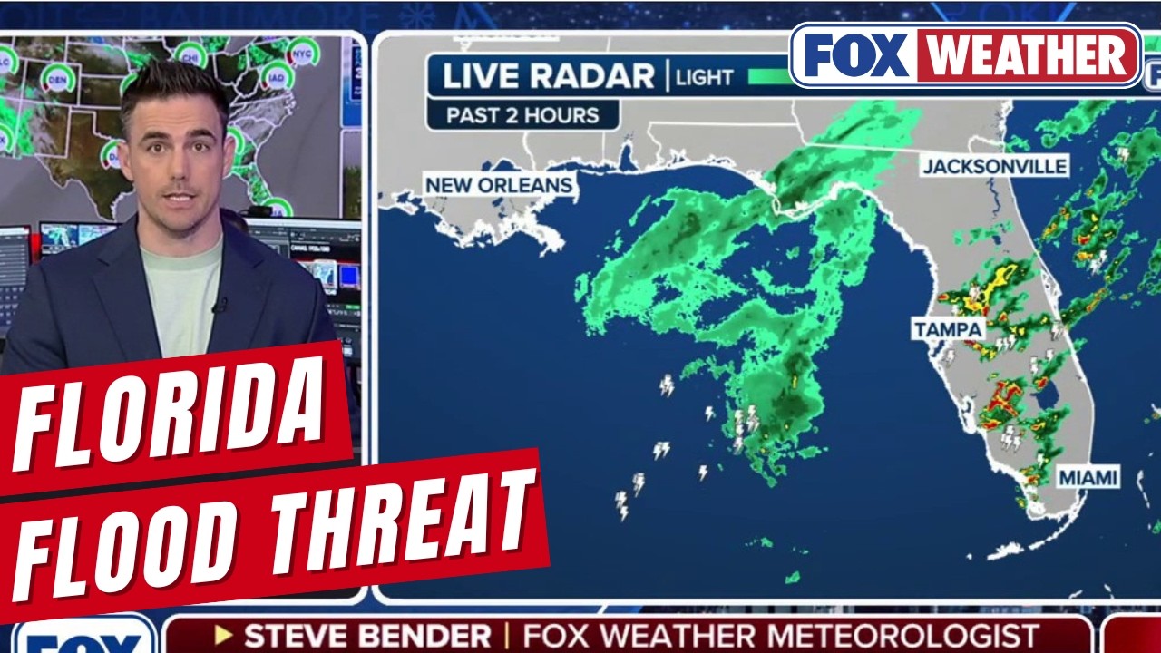 Heavy Rain And Flash Floods Threaten Spring Breakers In Florida - YouTube
