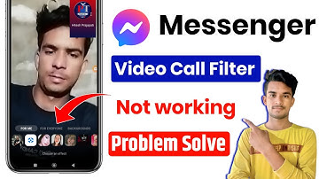 Messenger video call filter not working || how to fix messenger video call effects not working