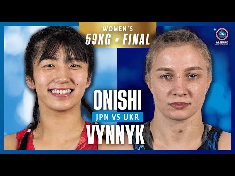 Sakura ONISHI JPN Vs Mariia VYNNYK UKR WORLD CHAMPIONSHIPS 2025 Gold Medal WW 59Kg