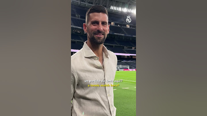 🏟️ #Djokovic: “The best stadium in the world.” #realmadrid #Bernabeu