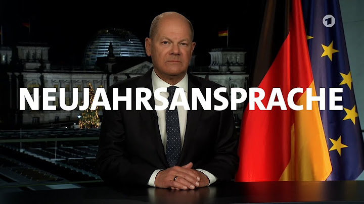 Neujahrsansprache von Kanzler Scholz | Jahreswechsel 2023/24