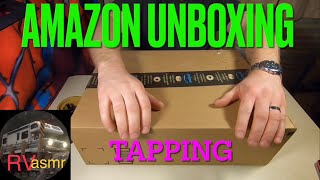 ASMR - Unboxing Amazon Package (No Talking) | Binaural | Tapping | Crinkly Plastic sounds