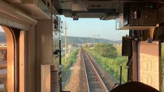 [前面展望]JR高山本線婦中鵜坂駅から西富山駅