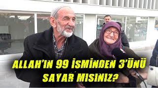 Allah'ın 99 İsminden 3 Tanesini Sayar mısınız? Resimi