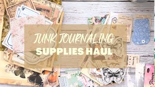Junk Journal Supplies Haul