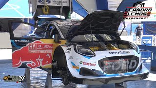 WRC Vodafone Rally de Portugal 2024 | Mechanics Gets Service Park Beford Shakedown | Full HD