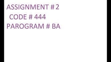 AIOU Solved Assignment No 2 Code 444  Spring 2021 | Aiou Assignment`2