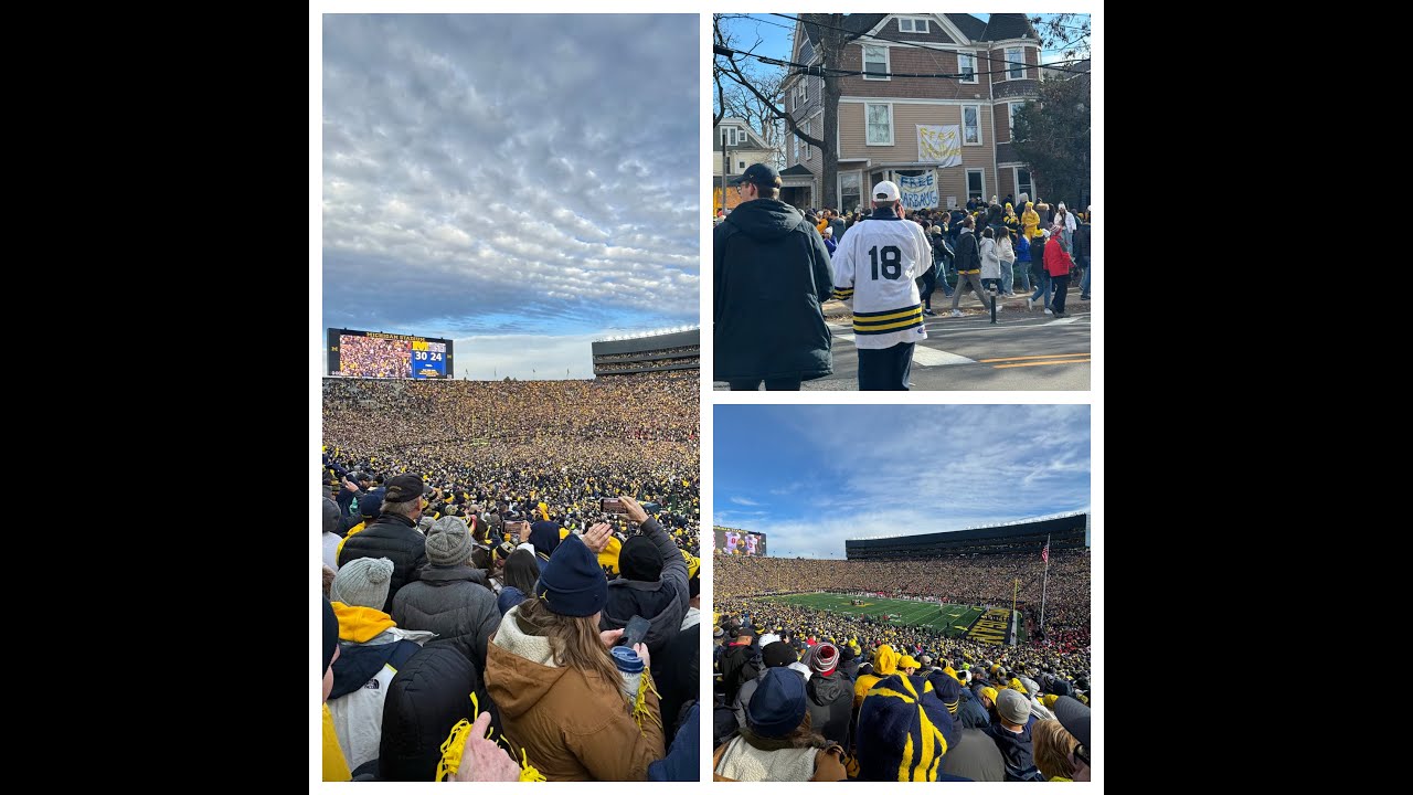 Michigan vs Ohio State Fan Experience 11/25/2023 HDR Extended Version YouTube