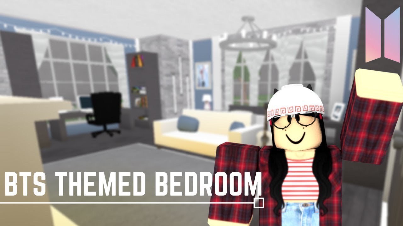 Roblox Welcome To Bloxburg Bts Themed Bedroom Youtube - kpop room roblox