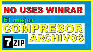 7ZIP vs WINRAR- ¿Cuál comprime más? - Cómo USAR 7ZIP y COMPRIMIR al MÁXIMO [Tutorial]