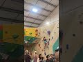 this was a fight 😂😂 #bouldering #climbing #competition #send #slab #fight #fyp #subscribe #like
