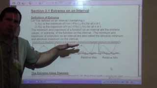 Math 181 3-1 Extrema on an Interval