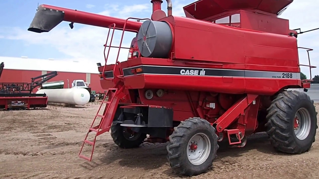 Big Iron Auctions 2188 CIH combine Lot 8383 YouTube