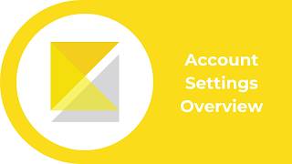Account Settings Overview